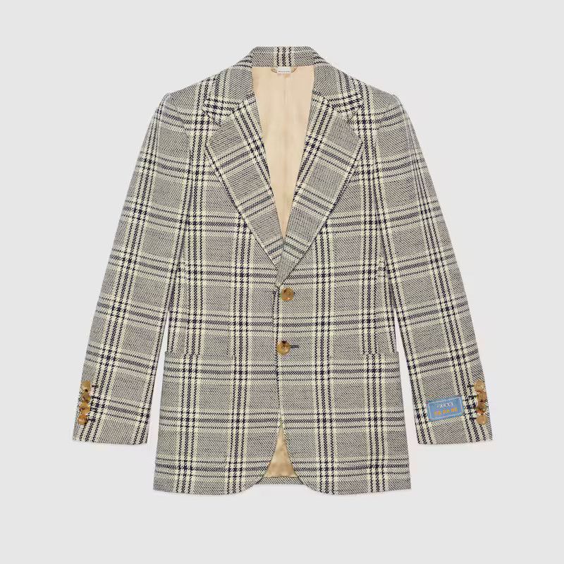 o1s1wg110225 Check Jacket in Multicolor