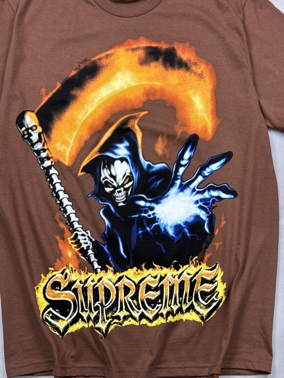 Supreme Ss26 Supreme Grim Reaper Tee Size US L / EU 52-54 / 3 - 2 Thumbnail