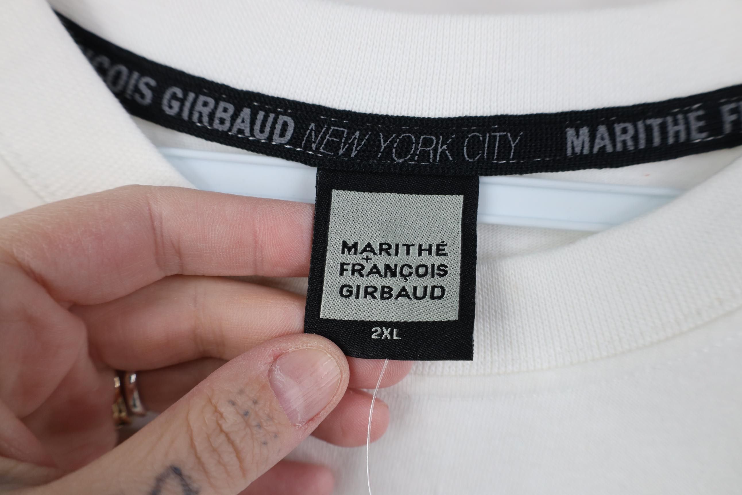 Marithe + Francois Girbaud Deadstock Vintage 90s Marithe Francois Girbaud Spell T-Shirt Size US XXL / EU 58 / 5 - 7 Thumbnail