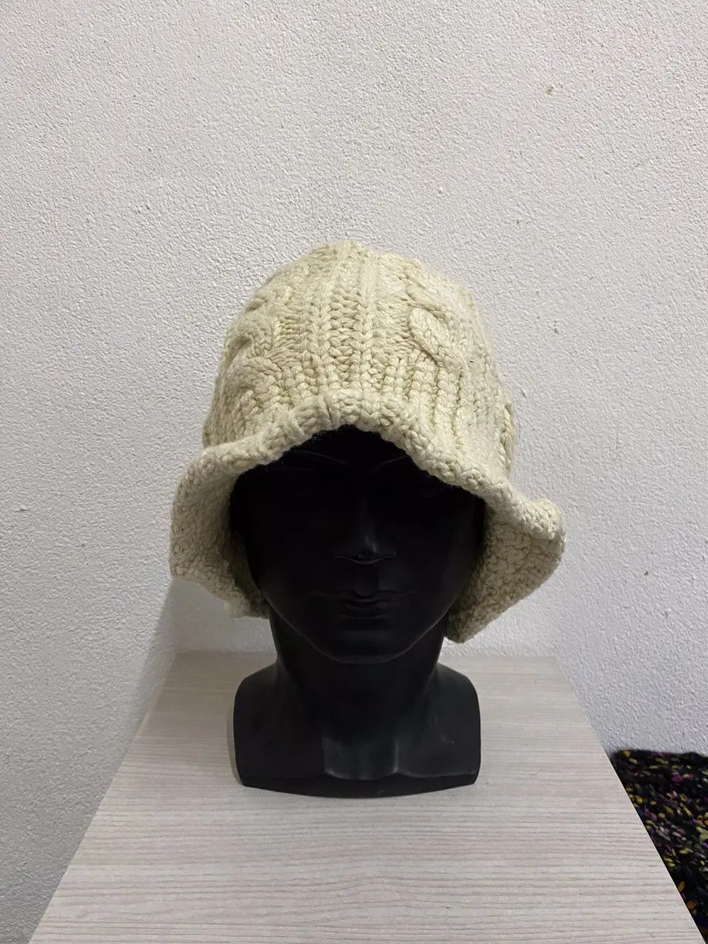 Japanese Brand Jeanasis Knit Bucket Hat Size ONE SIZE - 3 Thumbnail
