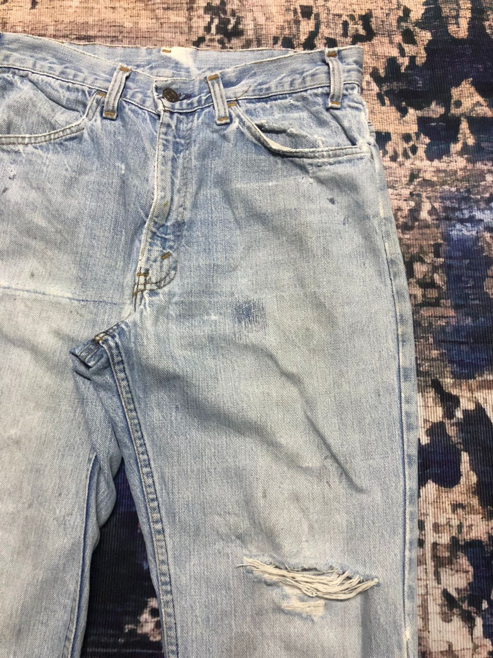 Levi's Vintage Levi's Button 31 Jeans Pants Distressed Faded Size US 31 - 4 Thumbnail