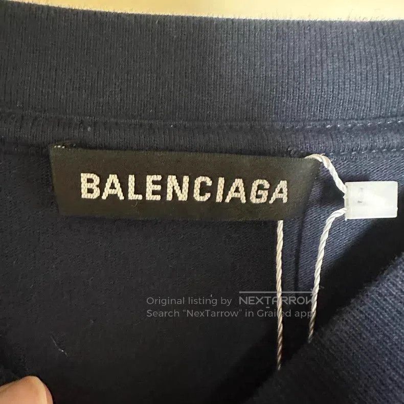Balenciaga Balenciaga Eiffel Tower Printed Short Sleeve Size US M / EU 48-50 / 2 - 3 Thumbnail