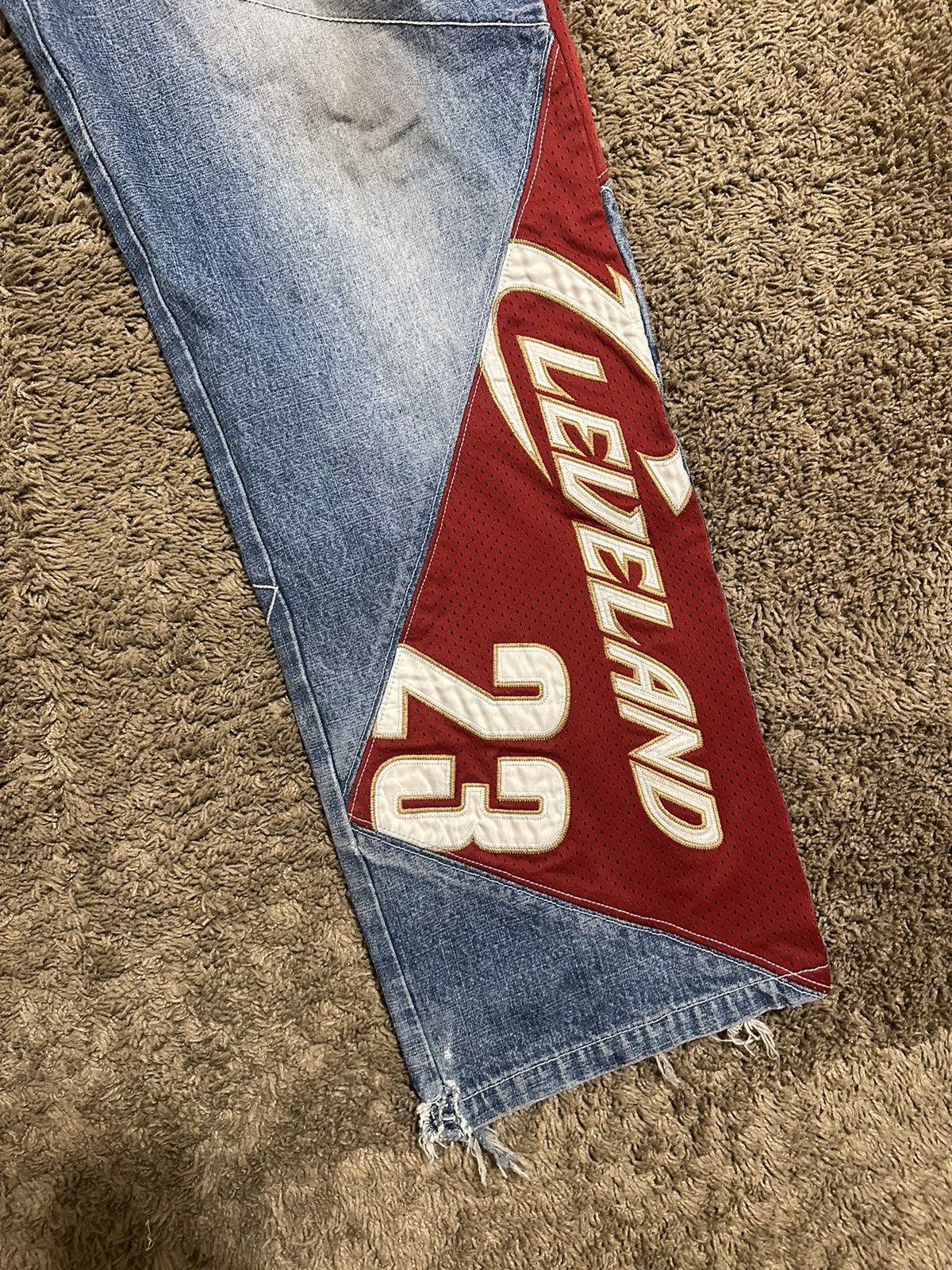 NBA × Vintage Vintage UNK NBA Cleveland Cavaliers pants 00s size 34x32 Size US 34 / EU 50 - 8 Thumbnail