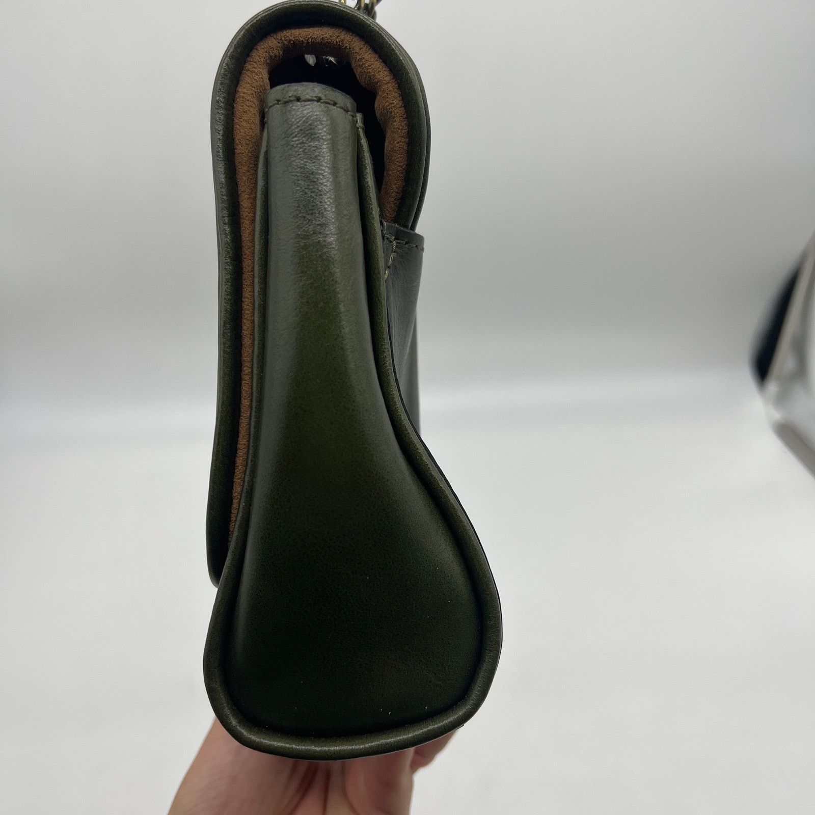 Other Patricia Nash Leather Purse Harlow Flap Chain Bag Soft Olive Size ONE SIZE - 6 Thumbnail