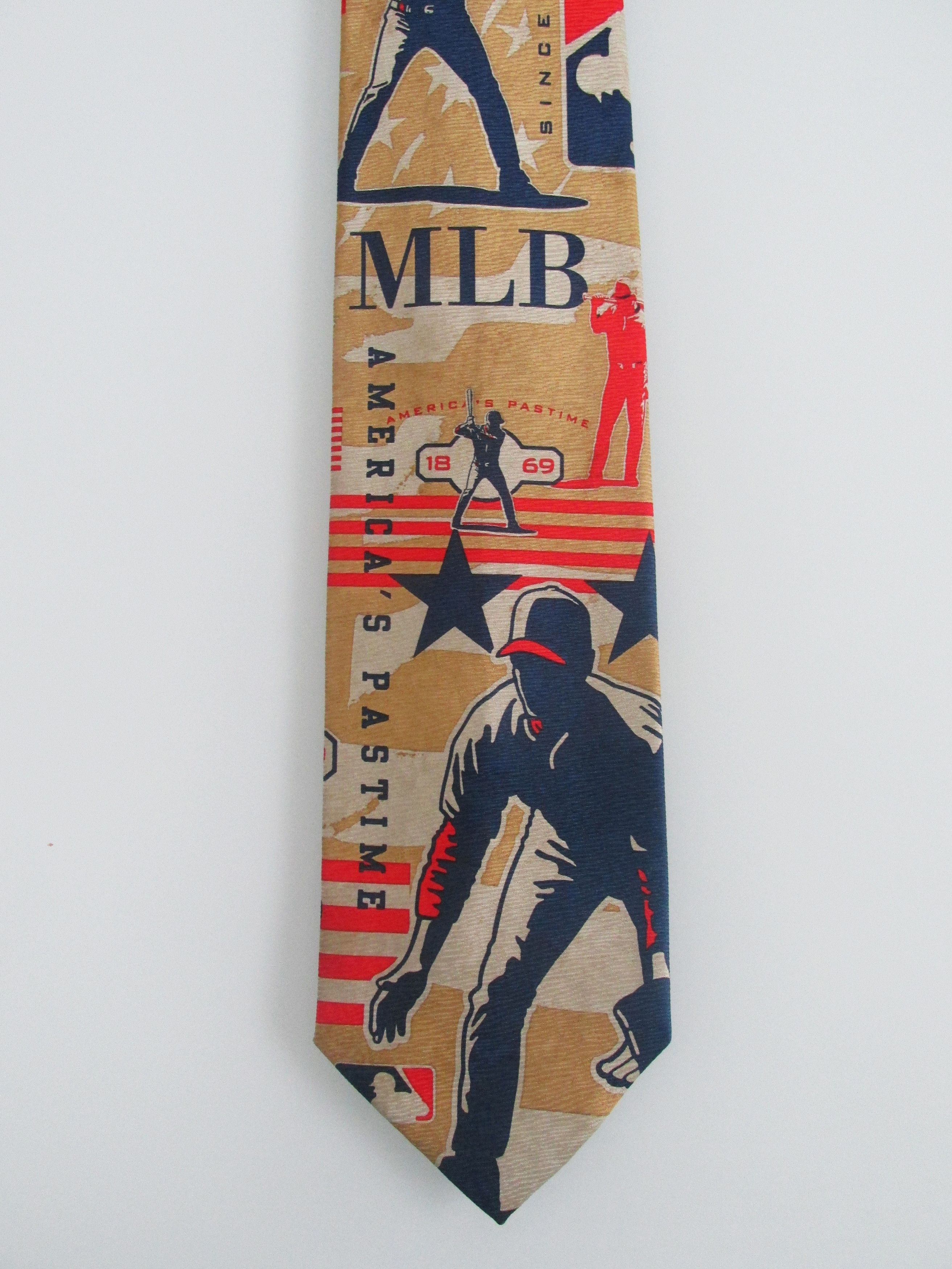 Ralph Marlin MLB Baseball Men's Tie Size ONE SIZE - 2 Thumbnail