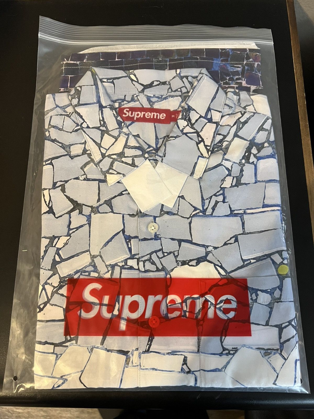 Supreme Supreme Mosaic S/S Shirt (Size Medium) Size US M / EU 48-50 / 2 - 1 Thumbnail