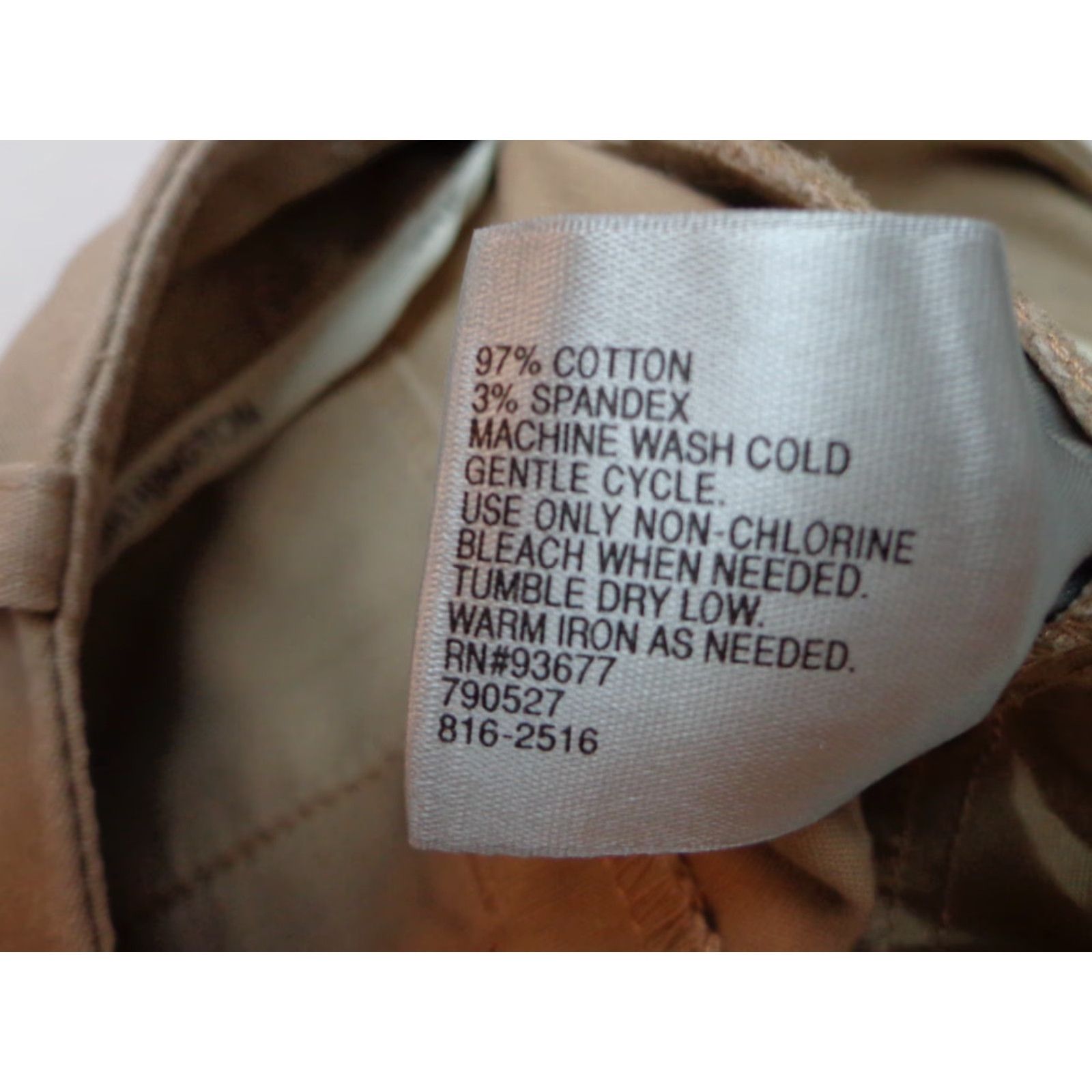 Worthington Worthington Pants Khaki Curvy Fit Women’s Size 6 Size 28" / US 6 / IT 42 - 4 Thumbnail