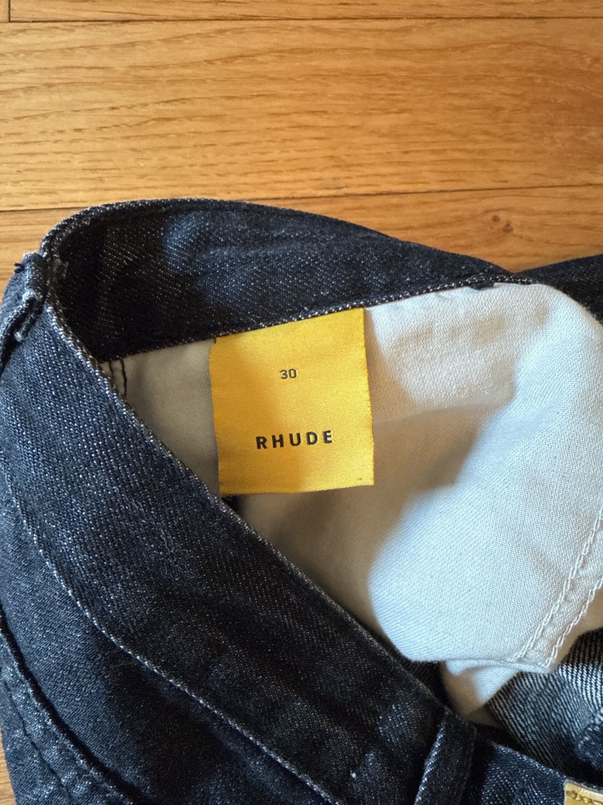 Rhude Rhude Cropped Jean [Black] Size US 30 / EU 46 - 6 Thumbnail