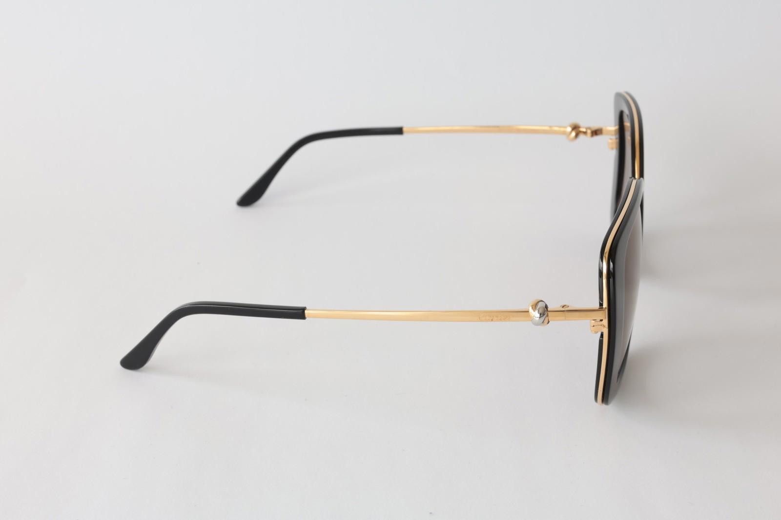 Cartier New Cartier eyewear sunglasses eyeglasses CT0246SA 001 black Size ONE SIZE - 6 Thumbnail