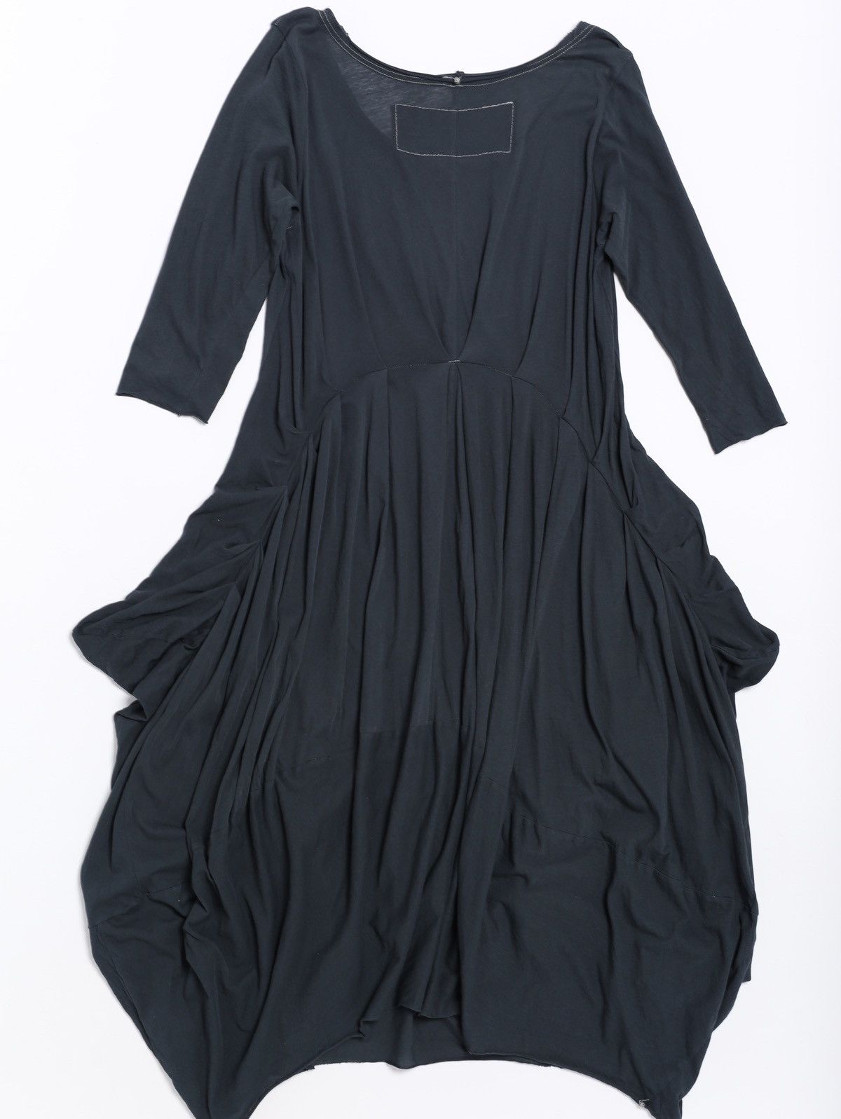 Rundholz Rundholz Dark Navy Indigo Wide Dress Cotton Black Label Size M / US 6-8 / IT 42-44 - 2 Thumbnail