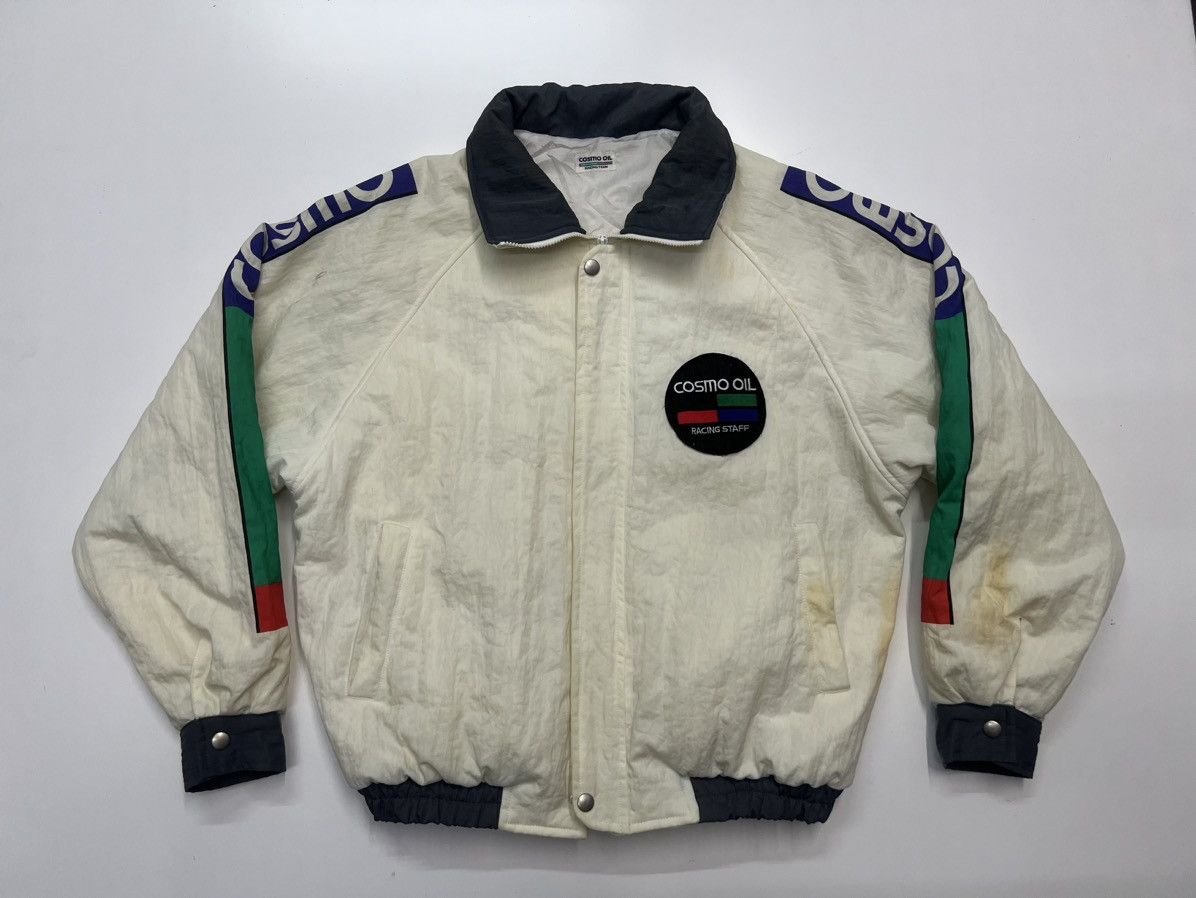 Vintage COSMO OIL RACING TEAM BOMBER JACKET Size US M / EU 48-50 / 2 - 3 Thumbnail