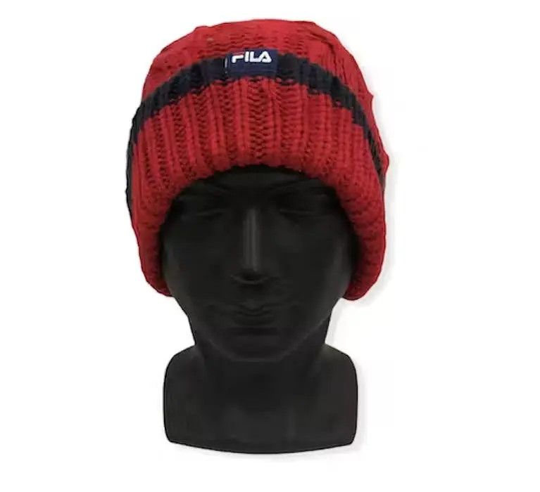Fila Fila Small Logo Knit Beanie Hat Size ONE SIZE - 1 Thumbnail