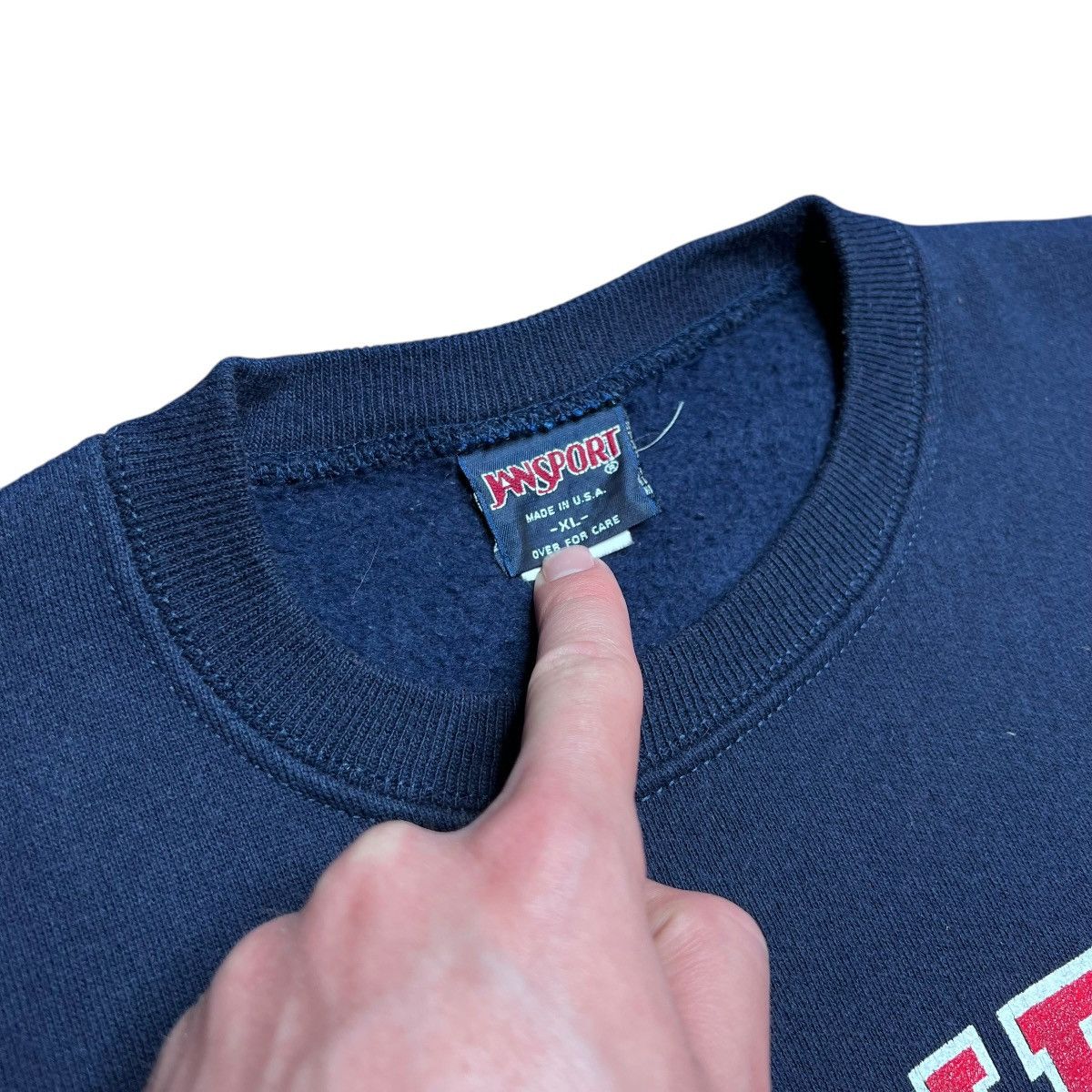 Jansport × NCAA × Vintage Vintage 90s NCAA Stanford Arch Spell Out JanSport Sweatshirt Size US XL / EU 56 / 4 - 2 Thumbnail