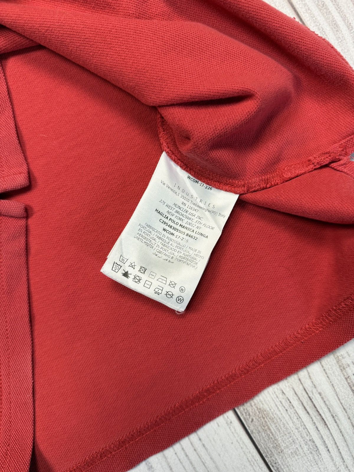 Moncler Moncler Polo Manica Lunga Longsleeve Luxury T Shirt Size US S / EU 44-46 / 1 - 9 Thumbnail