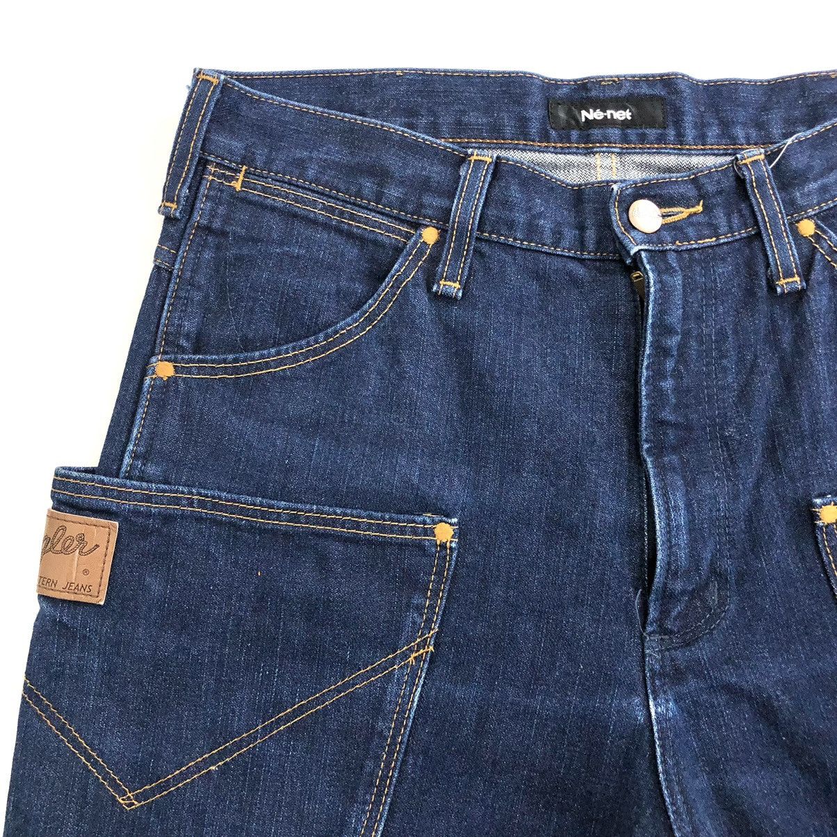 Issey Miyake × Ne-Net Y2K Wrangler x Ne-Net Japan by Issey Miyake Big Pocket Jeans Size US 30 / EU 46 - 8 Thumbnail