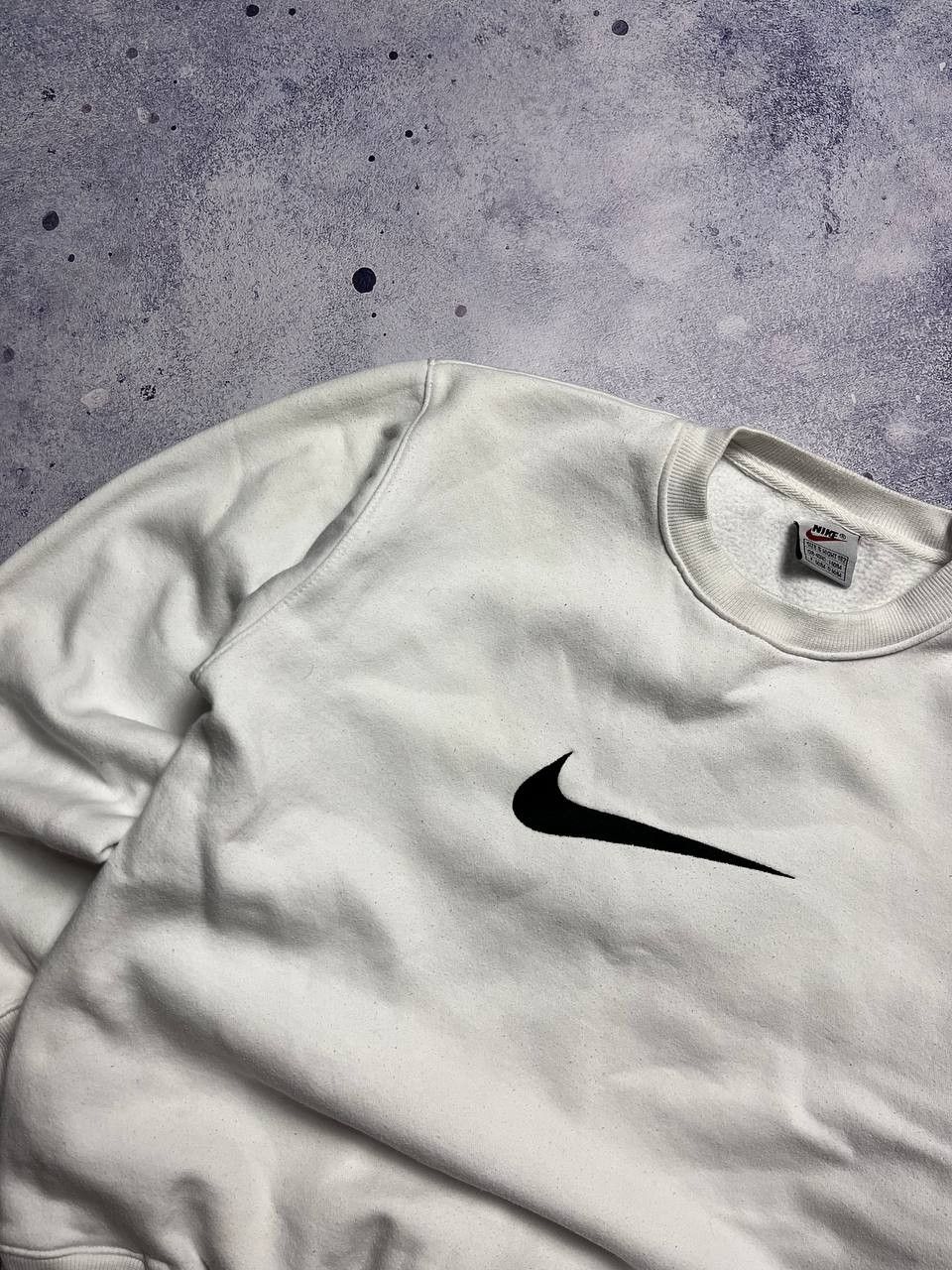 Nike Nike 90's Vintage Big Swoosh Oversize Sweatshirt Size US S / EU 44-46 / 1 - 4 Thumbnail