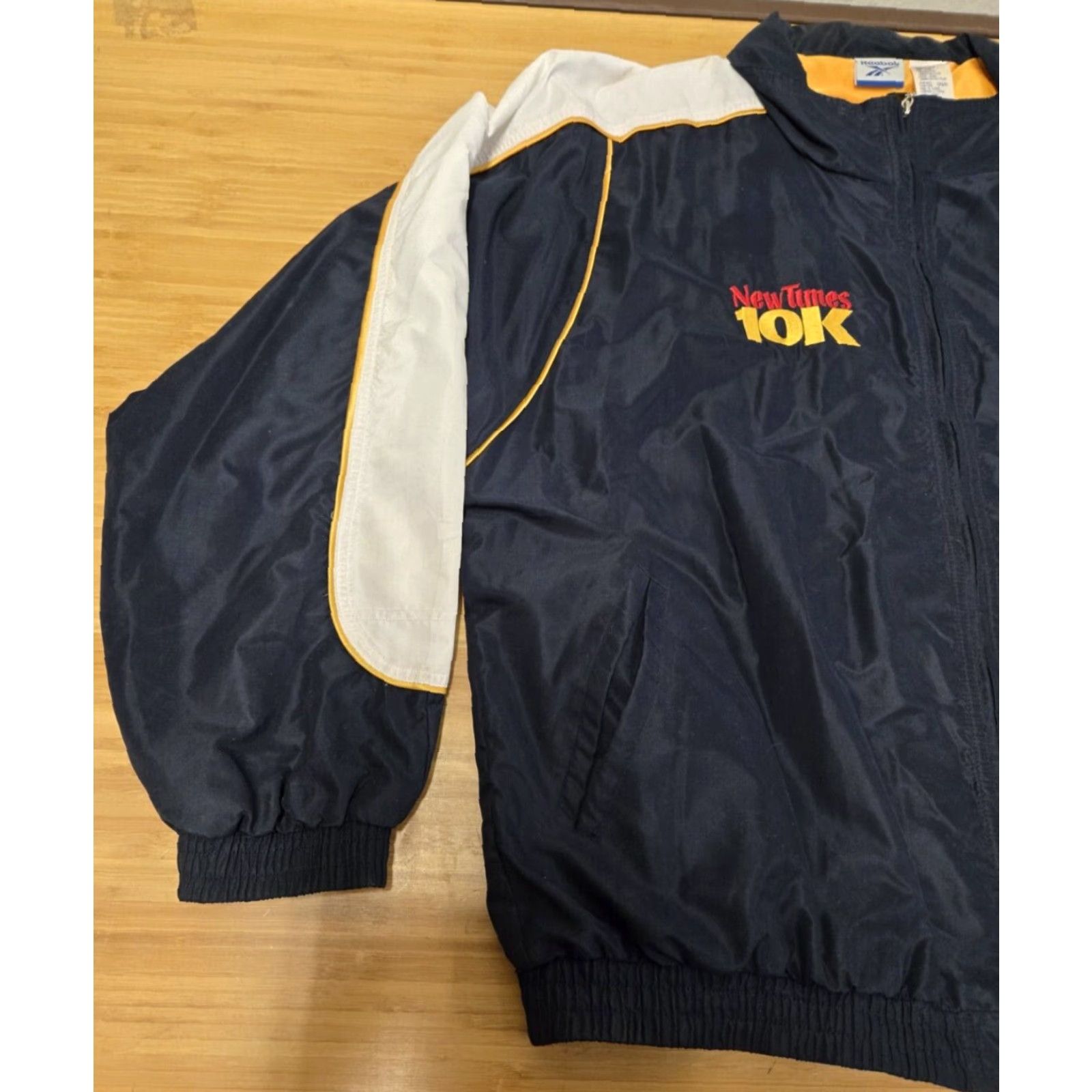 Reebok VINTAGE Reebok Track Jacket Mens 2XL Blue Windbreaker Full Zip Regular Size US XXL / EU 58 / 5 - 4 Thumbnail
