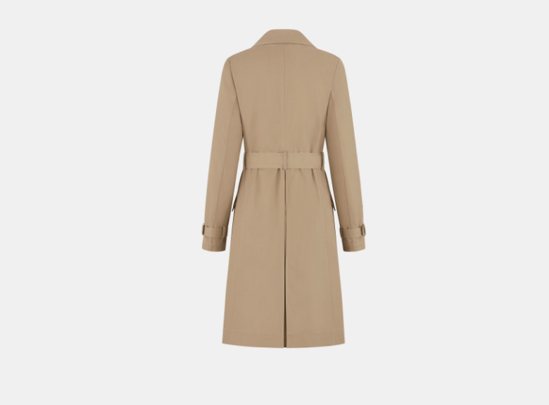 Dior o1w1db11225 457M15 Trench Coat in Beige/Black Size XS / US 0-2 / IT 36-38 - 2 Thumbnail