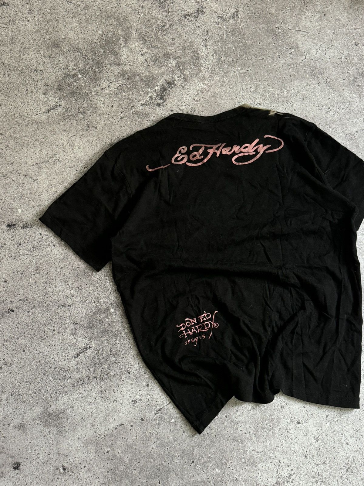 Ed Hardy Vintage Ed Hardy Distressed skull t-shirt Size US L / EU 52-54 / 3 - 8 Thumbnail