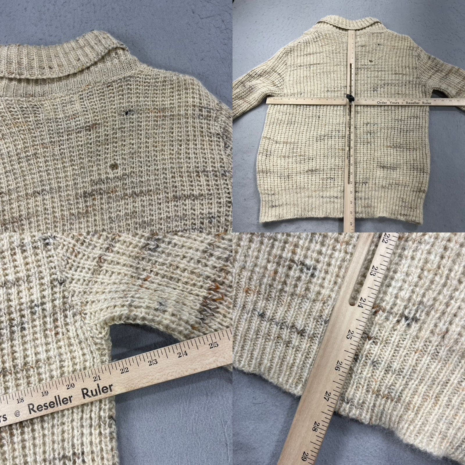 Vintage VINTAGE Winona Knitting Mills Sweater Cardigan Mens Medium Zip Grandpa Lebowski Size US M / EU 48-50 / 2 - 8 Thumbnail