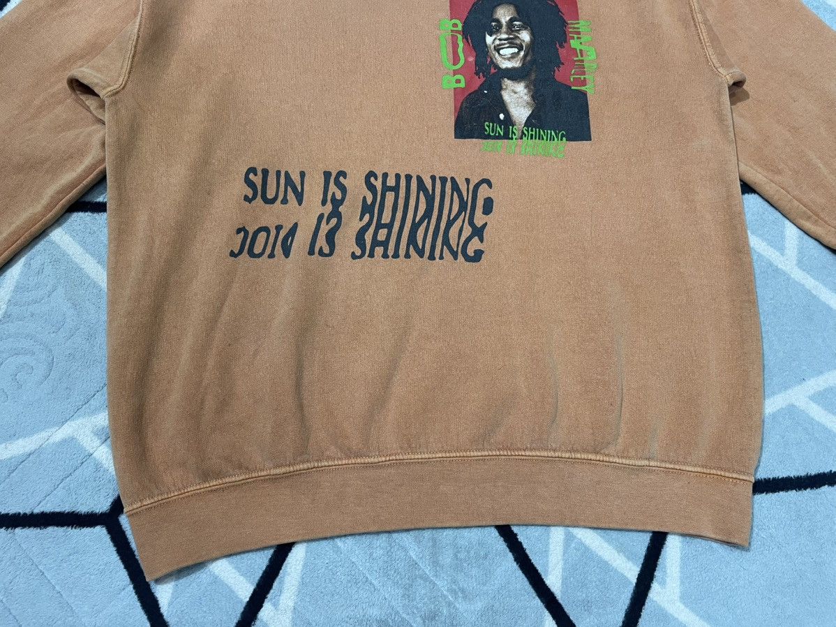 Band Tees × Bob Marley × Vintage Vintage Sweatshirt Bob marley Sun is Shining Size US M / EU 48-50 / 2 - 5 Thumbnail