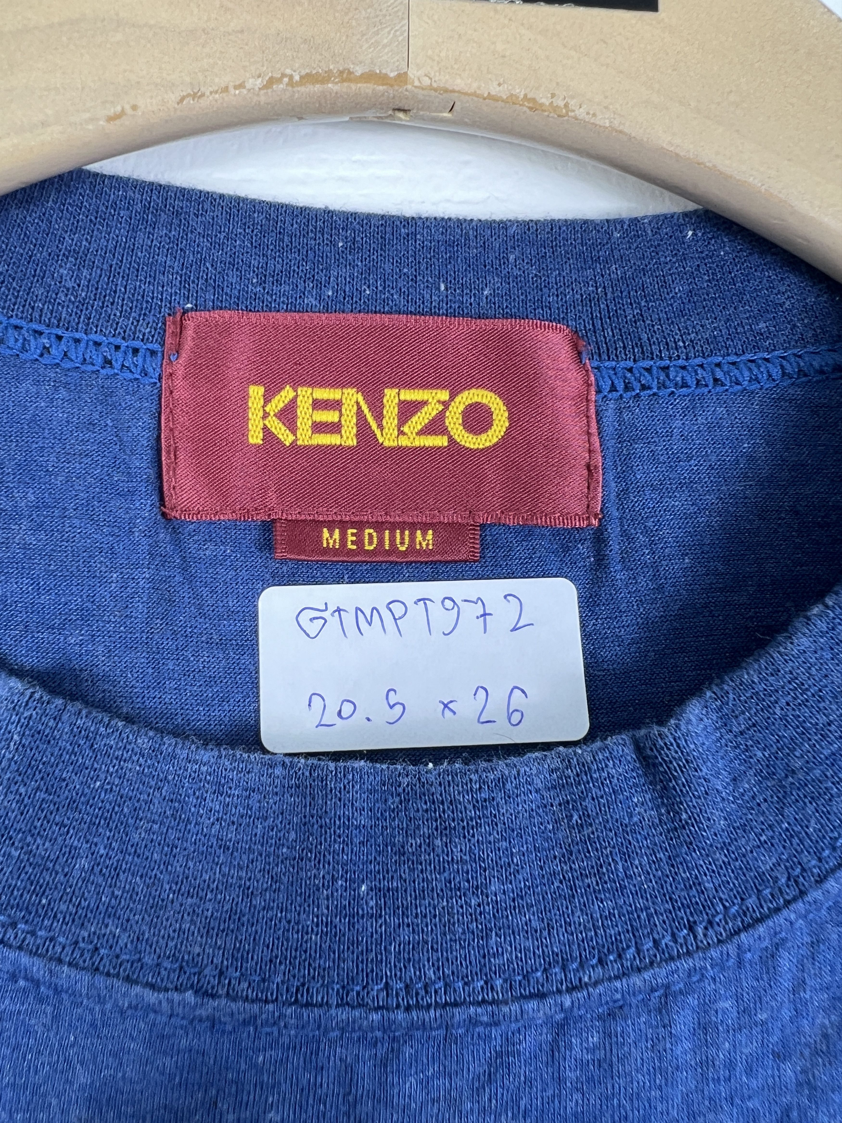 Japanese Brand × Kenzo × Vintage Vintage KENZO Flower Box Logo Tee (M) GTMPT972 Size US M / EU 48-50 / 2 - 3 Thumbnail