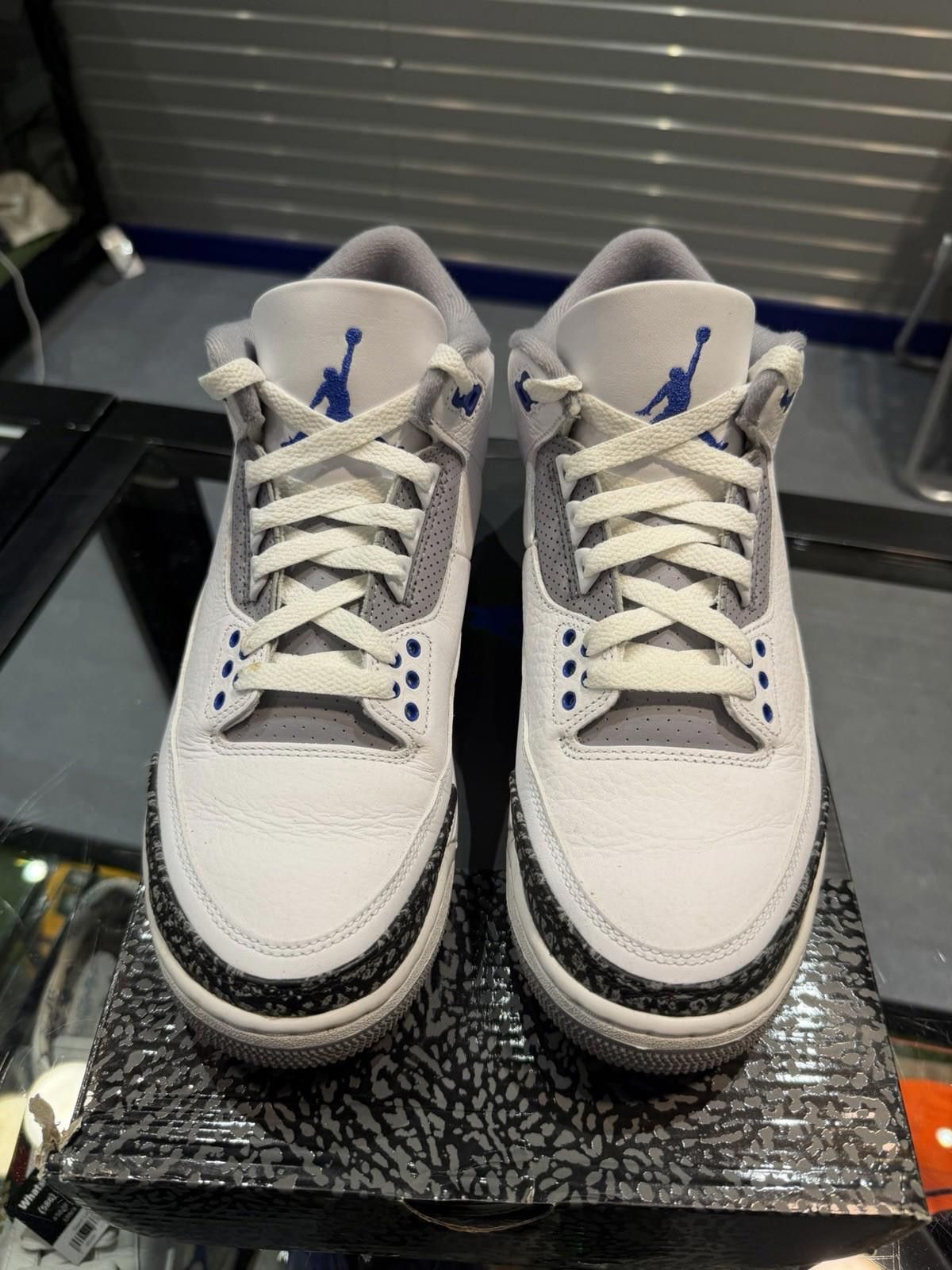 Jordan Brand Jordan 3 Retro Racer Blue Size 8.5 Pre-Owned CT8532-145 Size US 8.5 / EU 41-42 - 8 Thumbnail