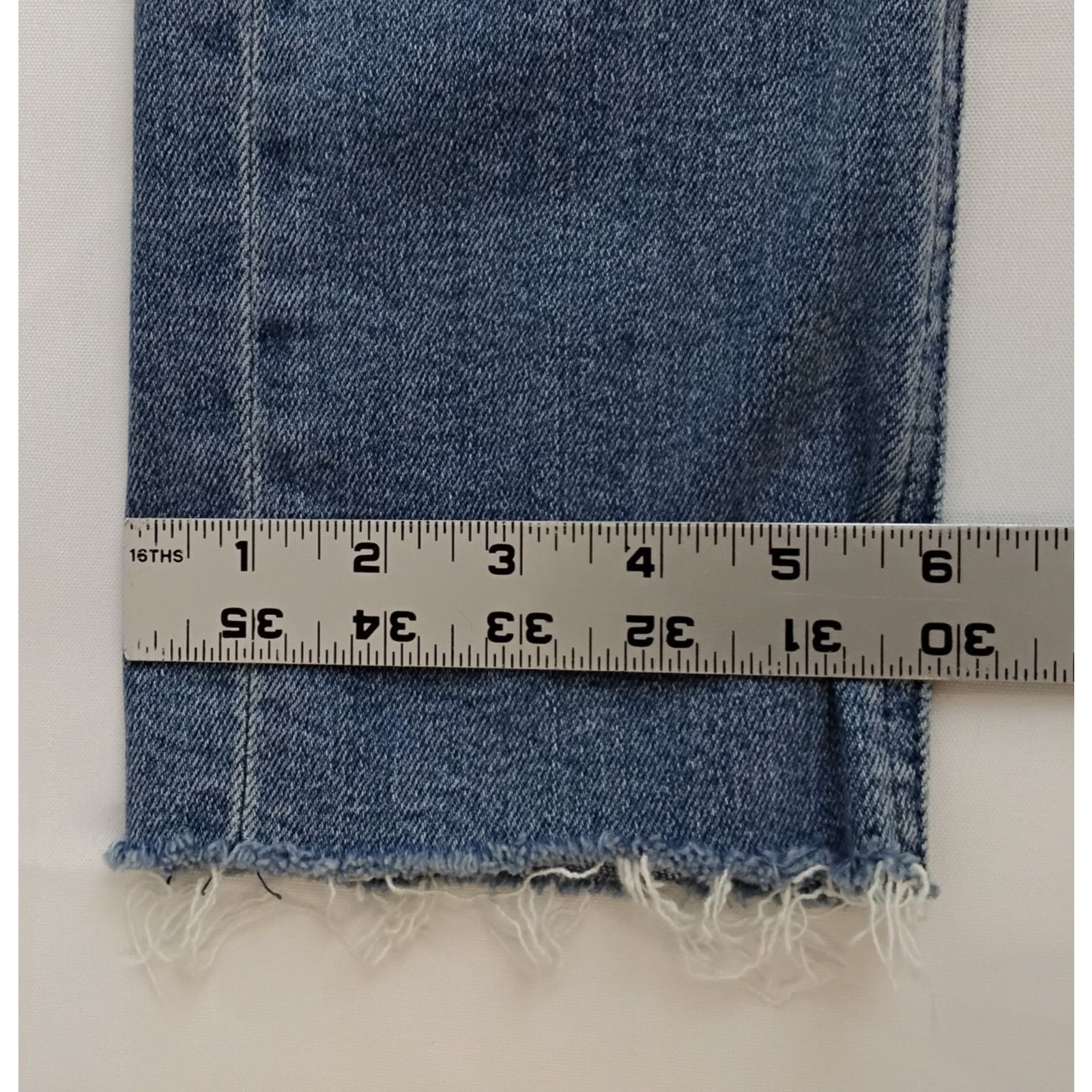 MOTHER Mother The Mid Rise Dazzle Ankle Jeans Women's 25x26 Light Size 25" / US 0 / IT 36 - 13 Thumbnail