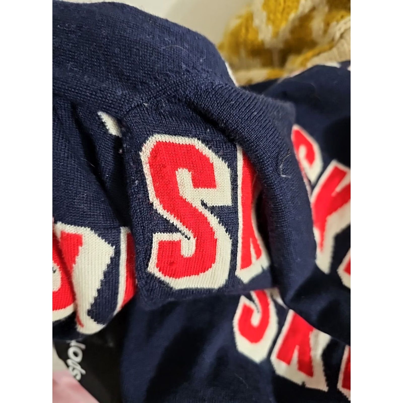 Perfect Moment Perfect Moment Women’s Wool jacquard turtleneck sweater L Blue Classic Pullover Knit Slogan Logo Regular Mens Women Girls none Size L / US 10 / IT 46 - 6 Thumbnail