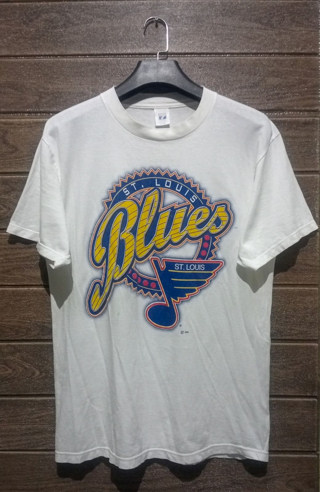 Logo 7 Vintage '90s Logo 7 NHL St. Louis Blues Big Logo Tee USA Size US L / EU 52-54 / 3 - 1 Thumbnail