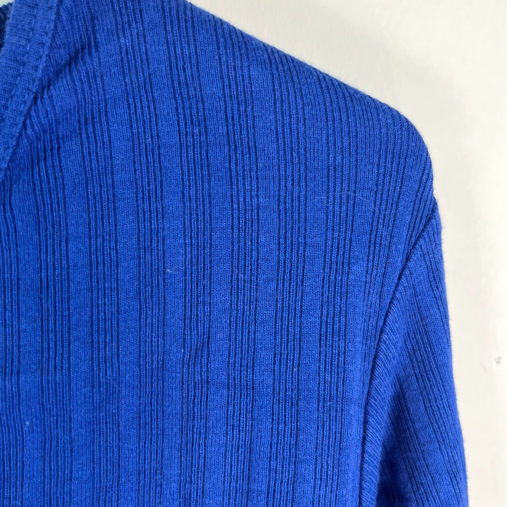 Tommy Hilfiger VINTAGE Tommy Jeans Mens Long Sleeve Knit Blue Athletic Pullover Sweater Size L Size US L / EU 52-54 / 3 - 2 Thumbnail