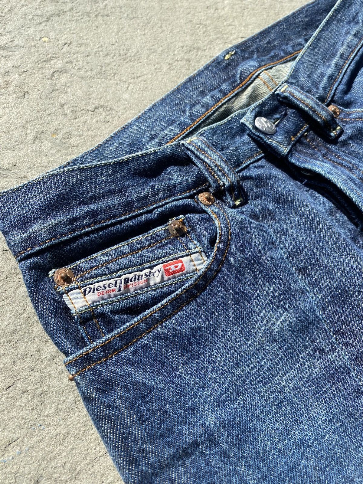 Diesel VINTAGE Diesel Flare Patchwork Denim Size 26" / US 2 / IT 38 - 4 Thumbnail