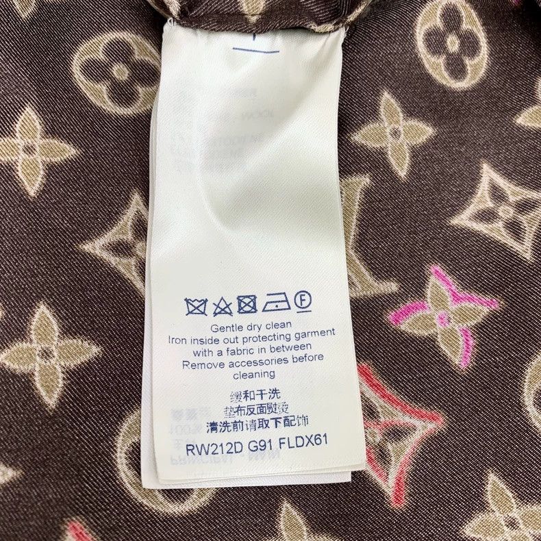 Louis Vuitton Louis Vuitton Dark brown logo presbyopic full print mulber Size XXS / US 00 / IT 34 - 7 Thumbnail