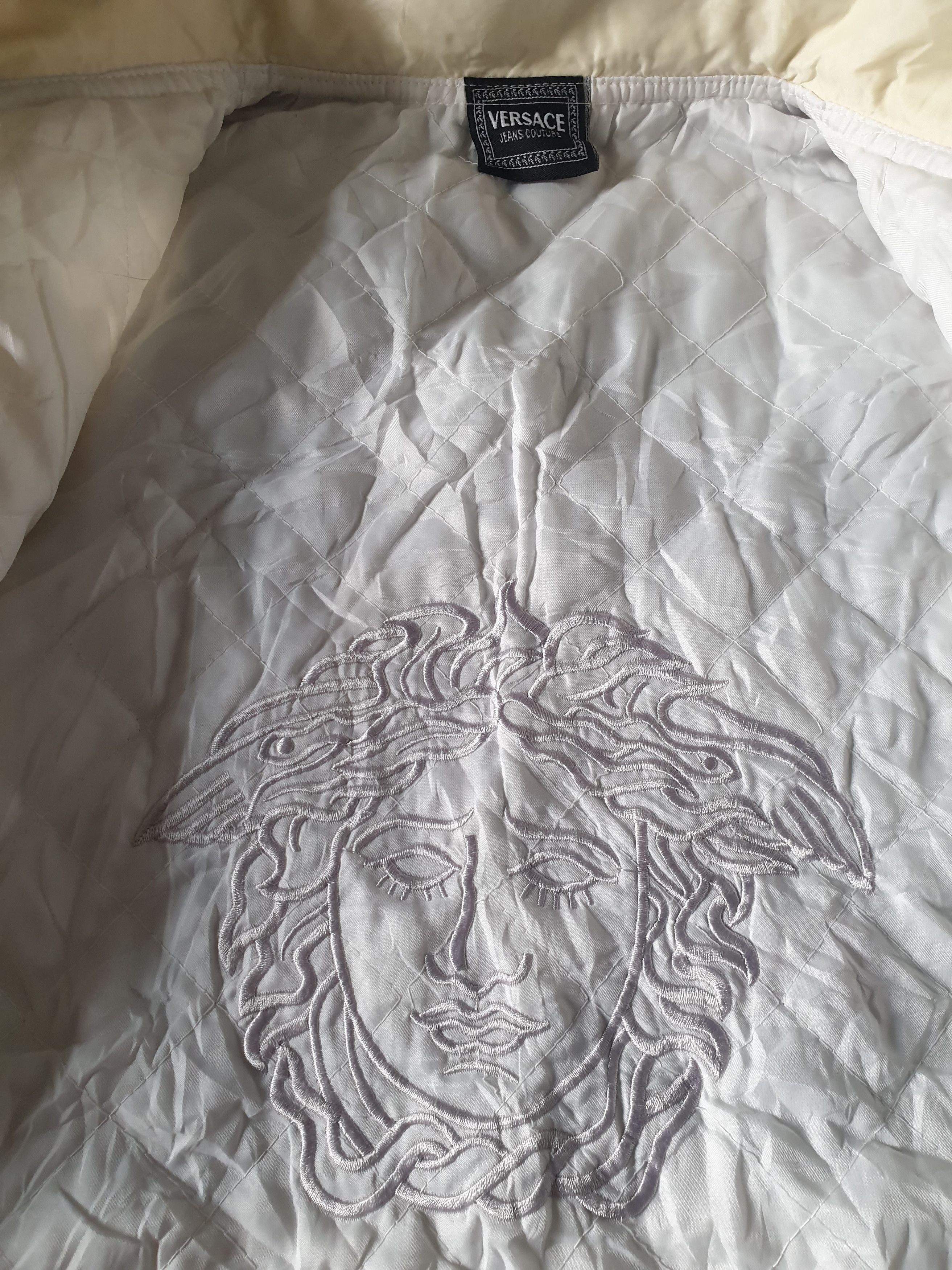 Versace × Versace Jeans Couture Vintage Versace Jeans Couture Spell Out Logo Medusa Coats Size US L / EU 52-54 / 3 - 8 Thumbnail
