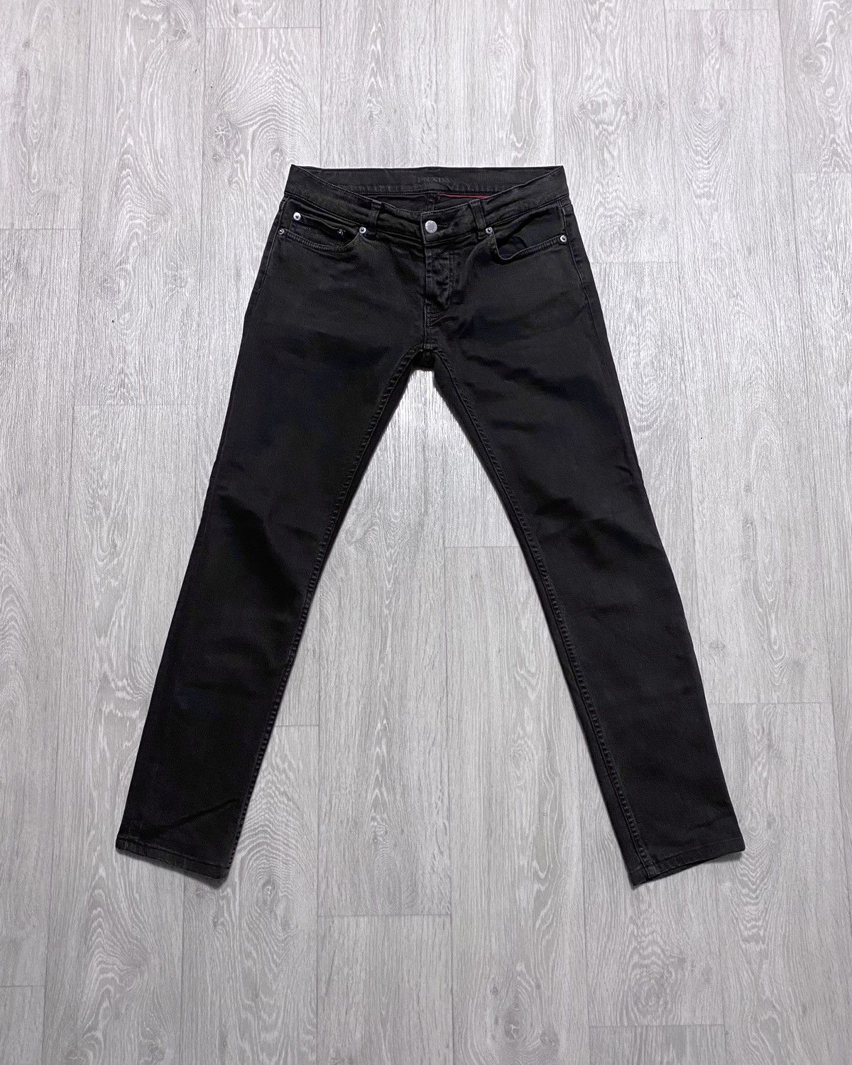 Prada Women’s Prada Linea Rossa Vintage Khaki Cotton Jeans Denim Size 28" / US 6 / IT 42 - 6 Thumbnail