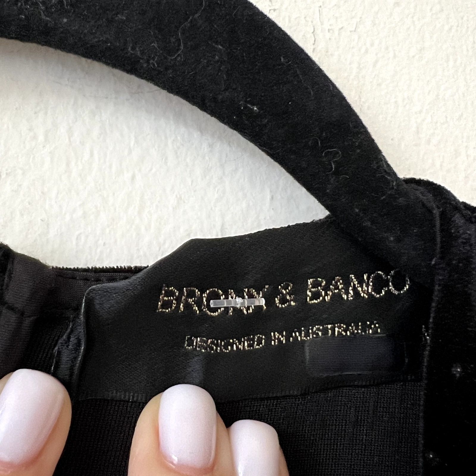 Bronx and Banco Bronx and Banco Maria Velvet Romper black size 6 C3 Size 28" / US 6 / IT 42 - 6 Thumbnail