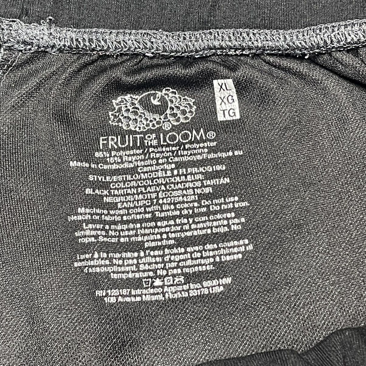 Fruit Of The Loom Vintage Fruit of the Loom Mens XL Jogger Pajama Pants Y2K Size US 36 / EU 52 - 3 Thumbnail