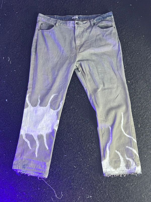 Japanese Brand Goth Baggy Opium Alt Oversize Y2k 2000s 90s Hip Hop Fit Size US 40 / EU 56 - 4 Thumbnail