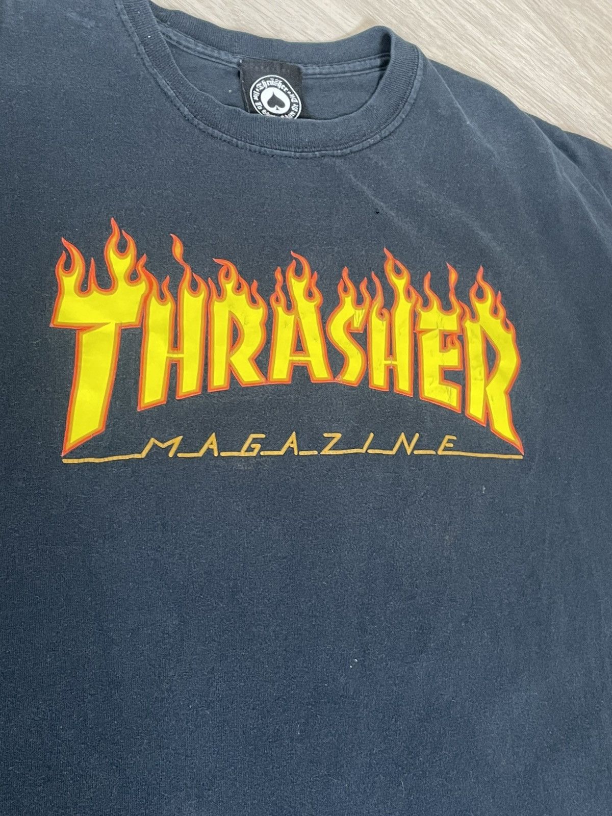 Thrasher × Vintage Vintage Thrasher Magazine Crewneck Shirt L Size US L / EU 52-54 / 3 - 4 Thumbnail