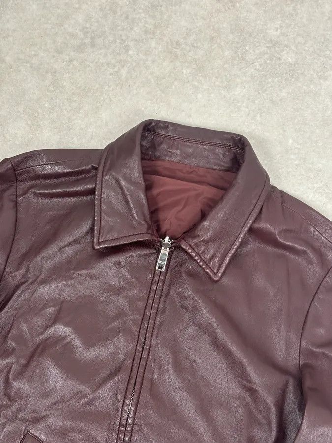 Prada AW2013 Prada Burgundy Leather Reversible Premium Jacket Size US S / EU 44-46 / 1 - 7 Thumbnail