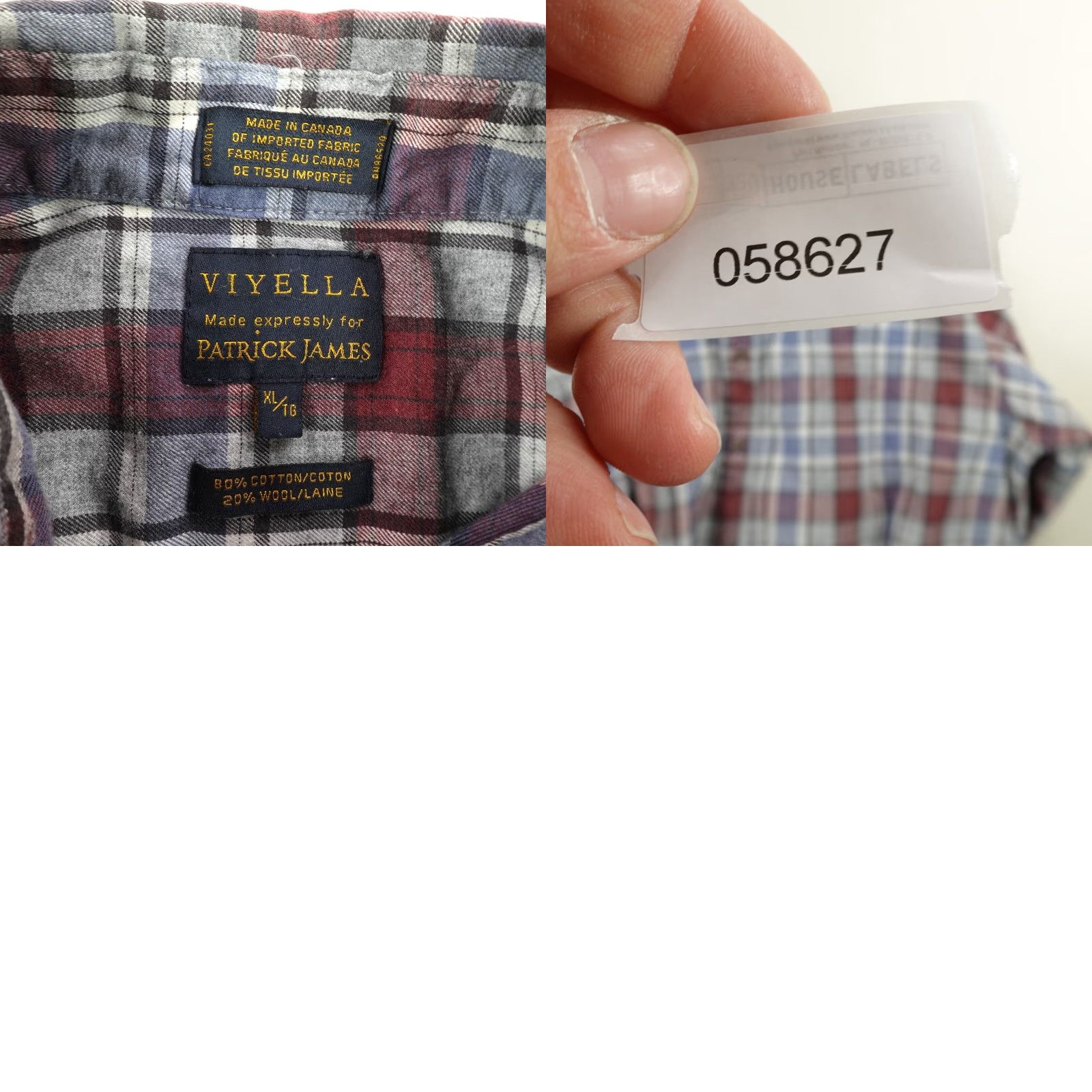 Vintage VINTAGE Viyella Shirt Mens XL Plaid Flannel Blue Cotton Wool Blend Button-Up Button-Down Collared Long Sleeve Regular Fit Size US XL / EU 56 / 4 - 8 Thumbnail