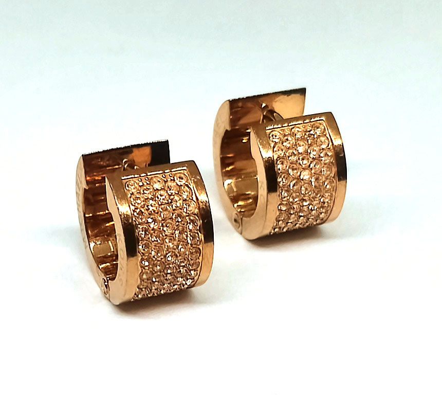 Michael Kors Michael Kors earrings, gold tone, with crystals Size ONE SIZE - 3 Thumbnail