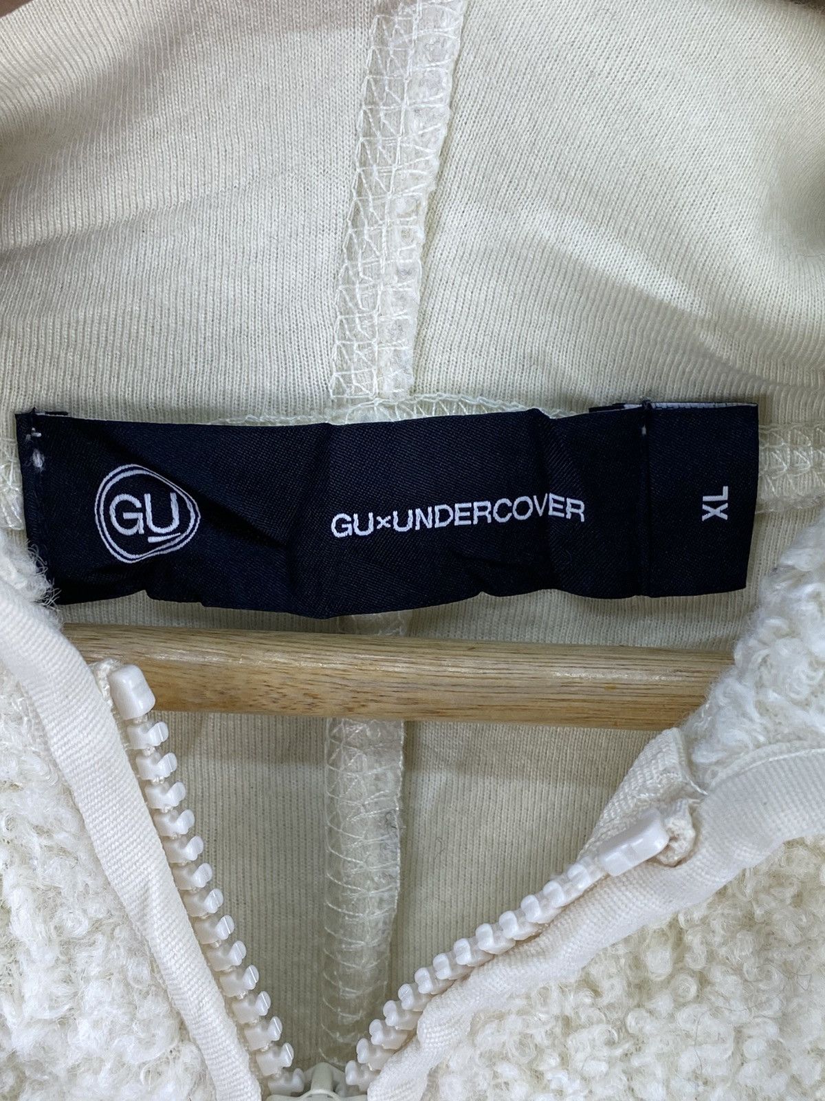 GU X Undercover Sherpa Hoodie Parka Long Jacket