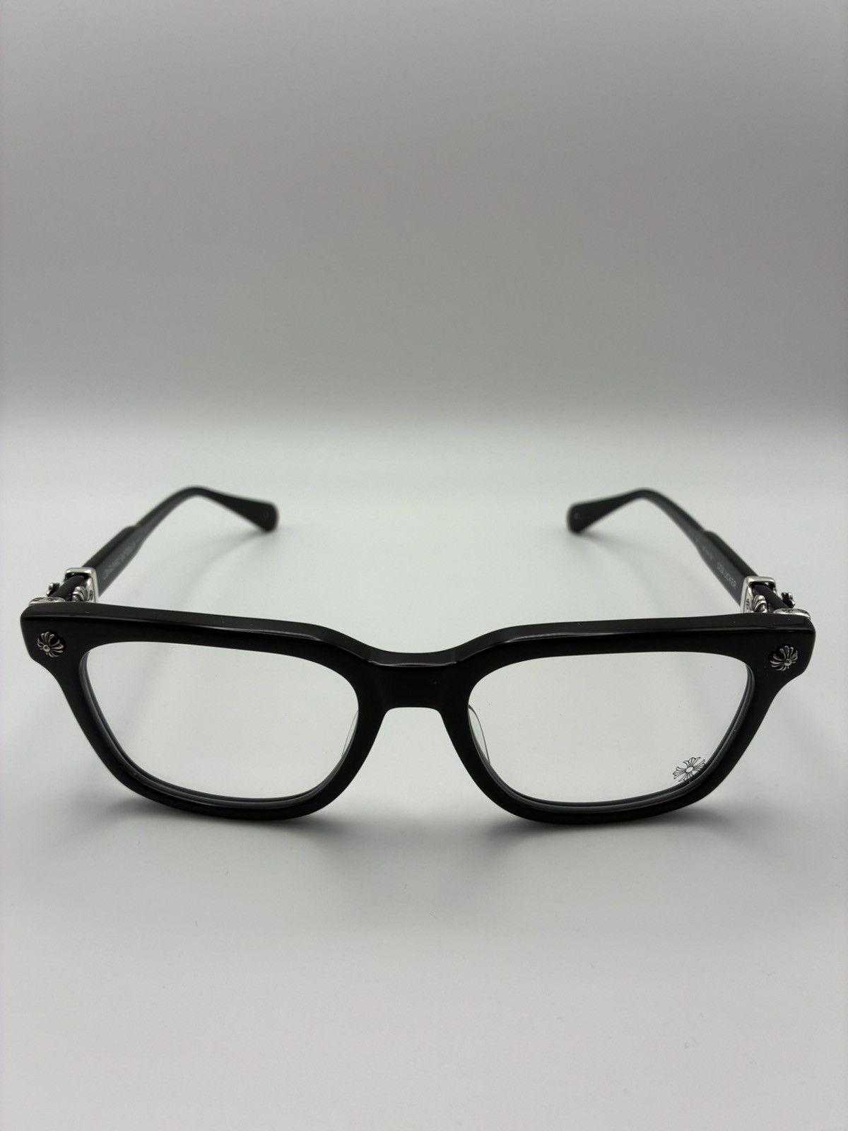 Chrome Hearts Chrome Hearts Cox Ucker Glasses Black Silver Size ONE SIZE - 4 Thumbnail