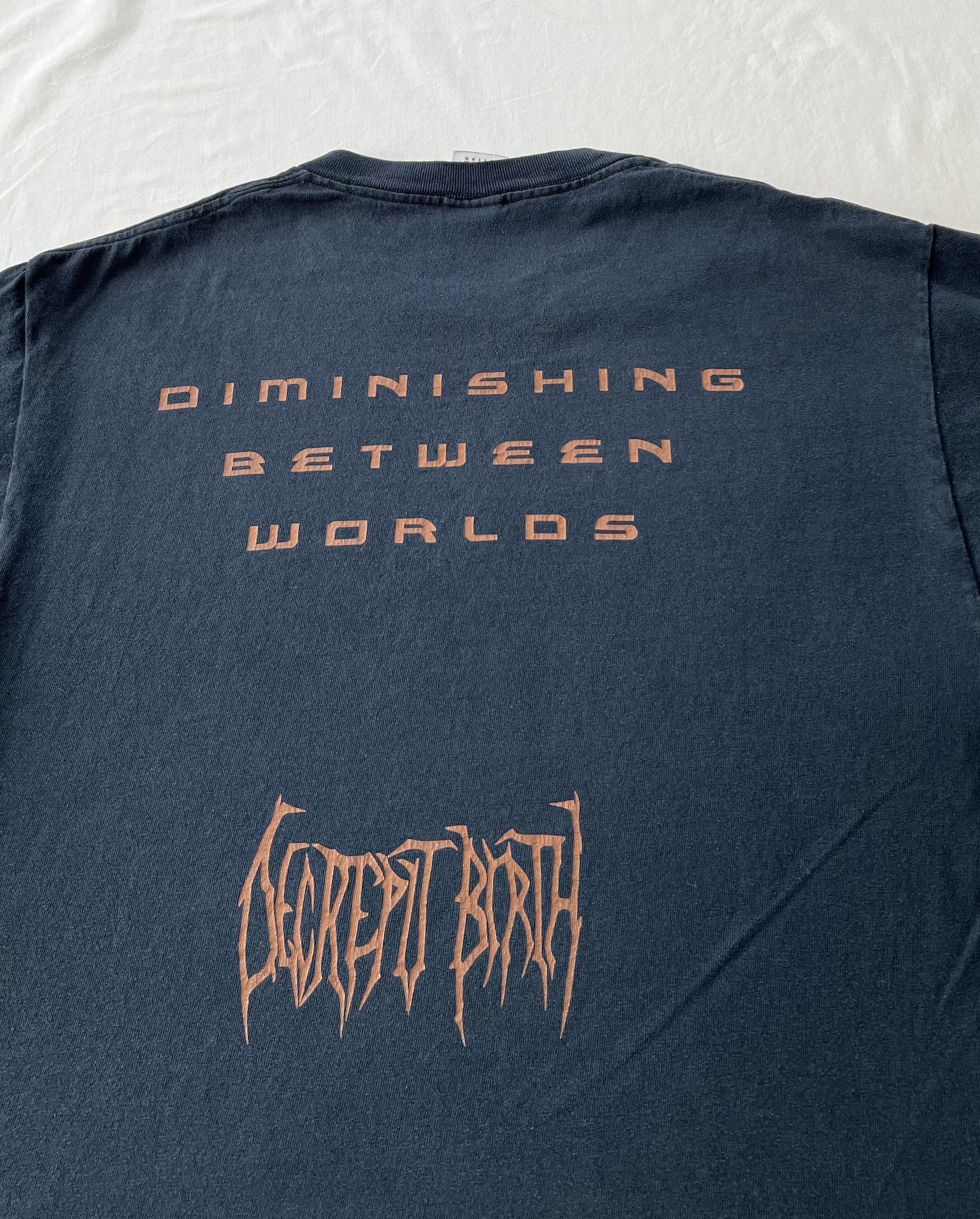 Band Tees Vintage 2000s Decrepit Birth Diminishing Between Worlds Tee Size US L / EU 52-54 / 3 - 11 Thumbnail