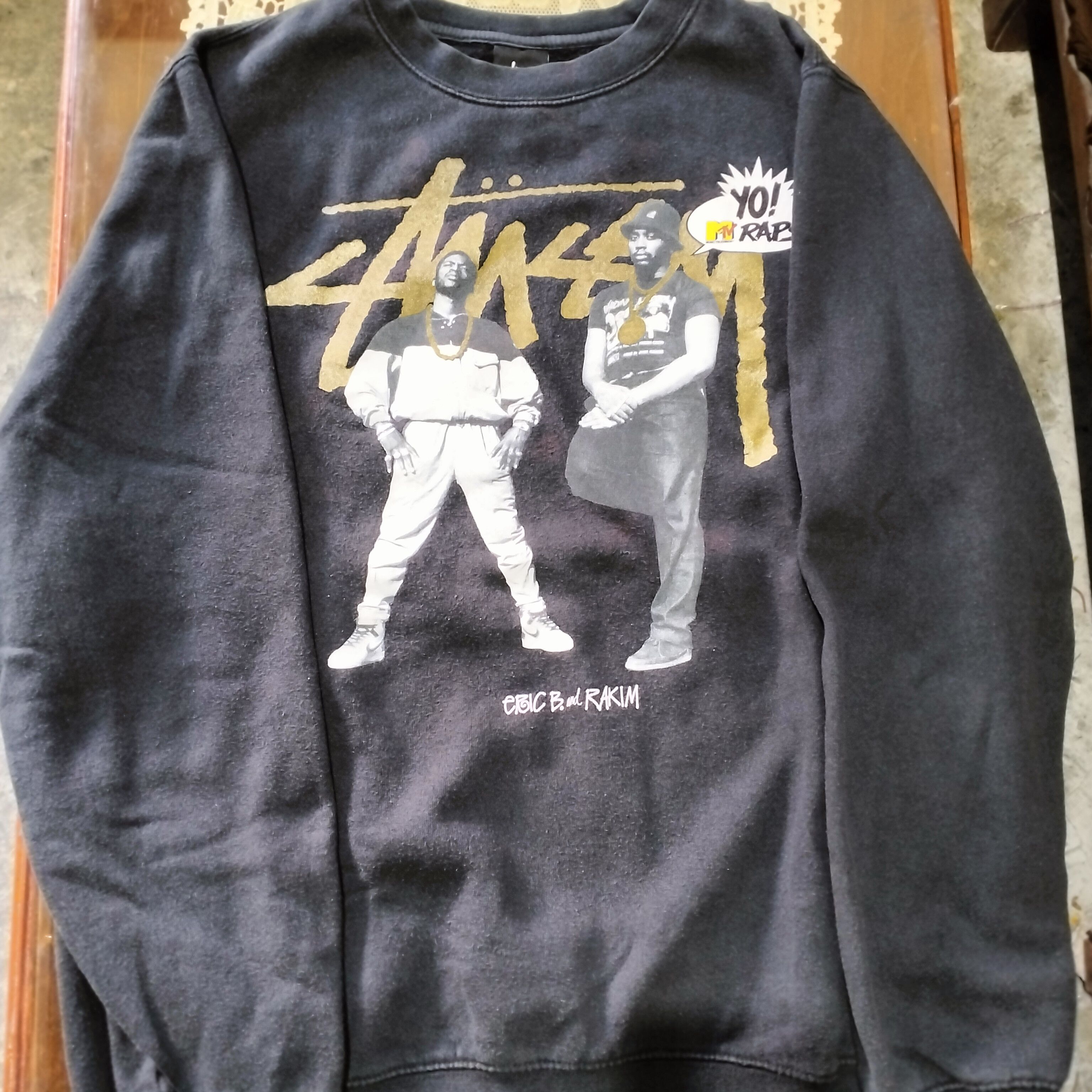 Stussy Stussy Crewneck Yo Raps (Very Rare) Size US M / EU 48-50 / 2 - 1 Thumbnail