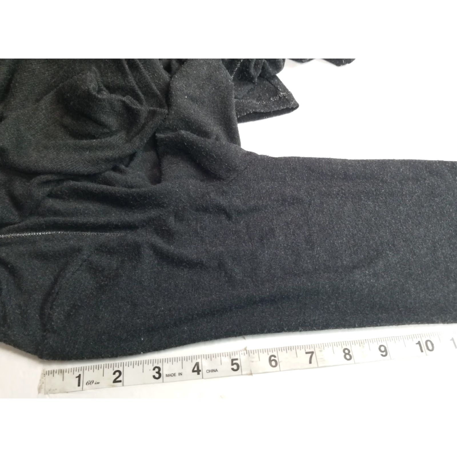 Vintage Chico's Zenergy Cowl Neck Sweater Top Blouse Size M Dark Gray Marled Long Sleeve Womens Regular Knit Pullover Casual Travel Modern Basic - 1 Size M / US 6-8 / IT 42-44 - 7 Thumbnail