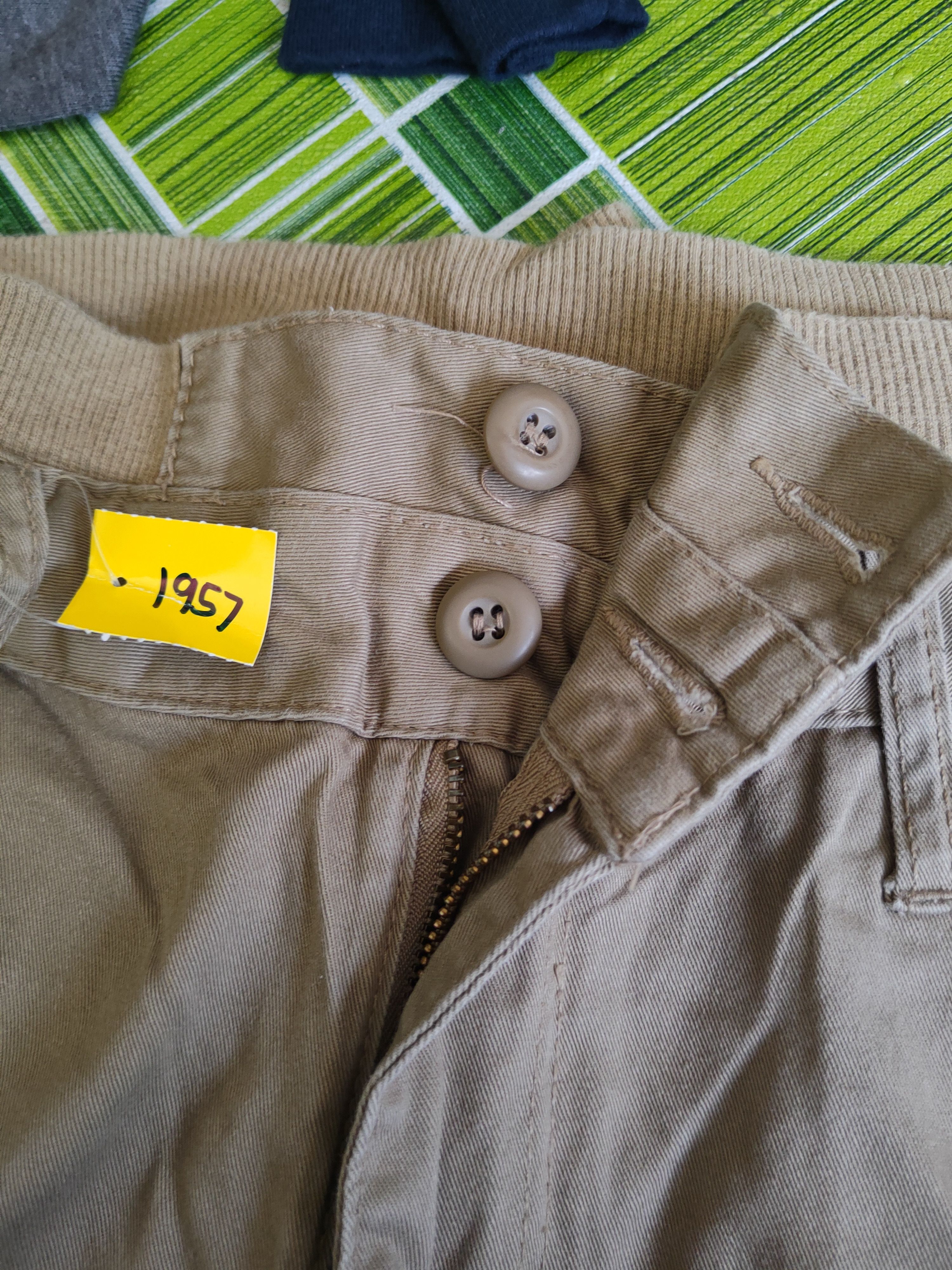 Japanese Brand DL Dominate double waist Beige Multipocket Cargo Pants #1957 Size US 32 / EU 48 - 14 Thumbnail