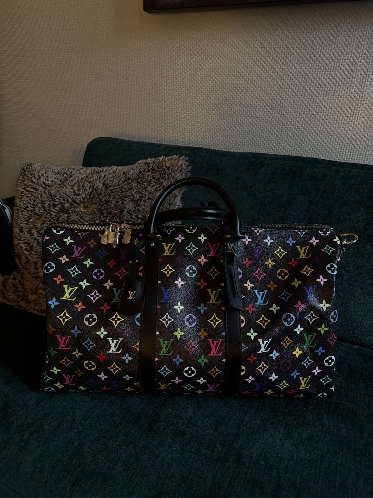 Louis Vuitton × Takashi Murakami Murakami x Louis Vuitton Keepall 50 Bandouliere Size ONE SIZE - 1 Thumbnail