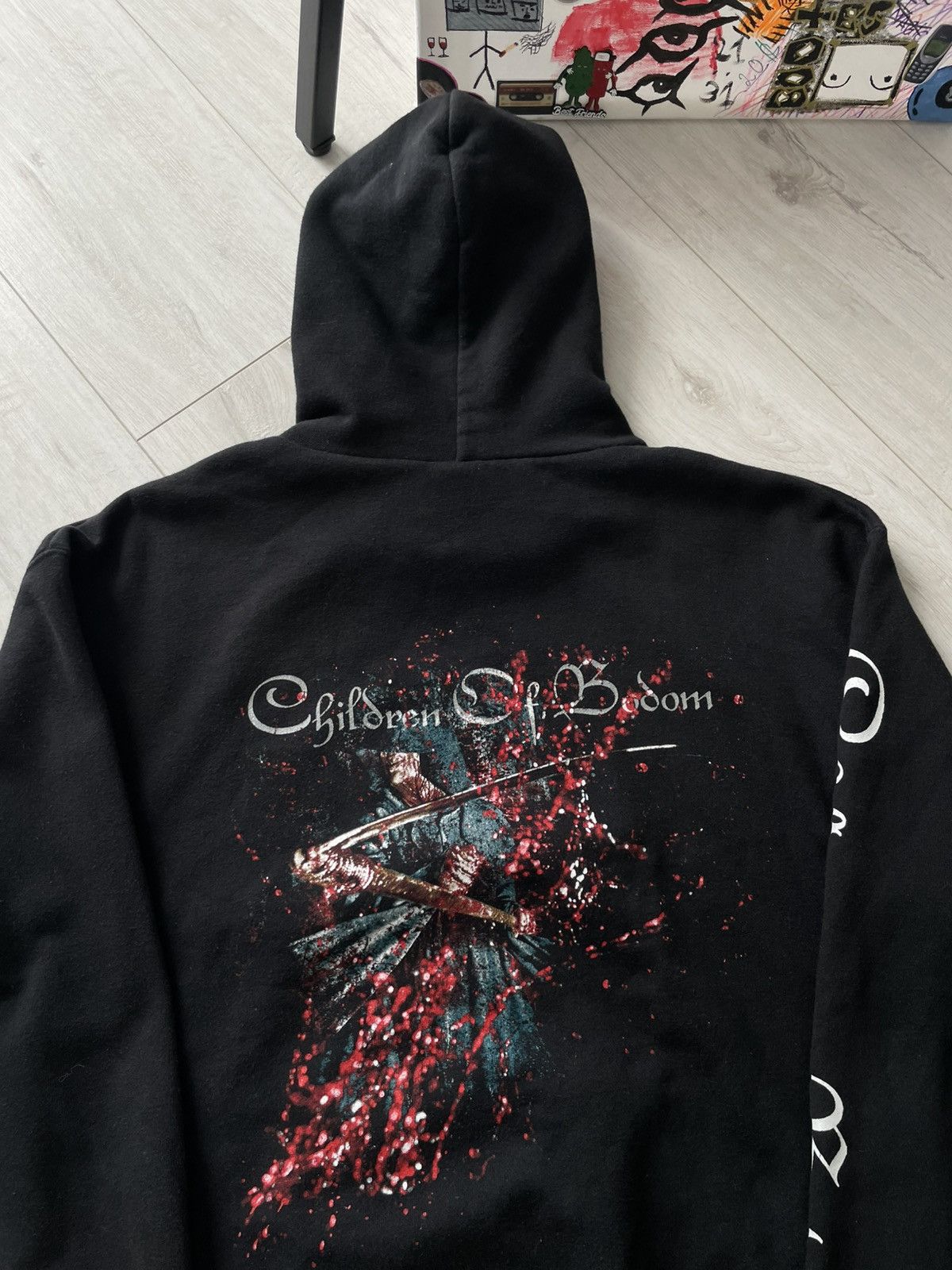 Band Tees Vintage 00’s Children of Bodom "Bloodrunk" Hoodie Band Metal Size US M / EU 48-50 / 2 - 4 Thumbnail